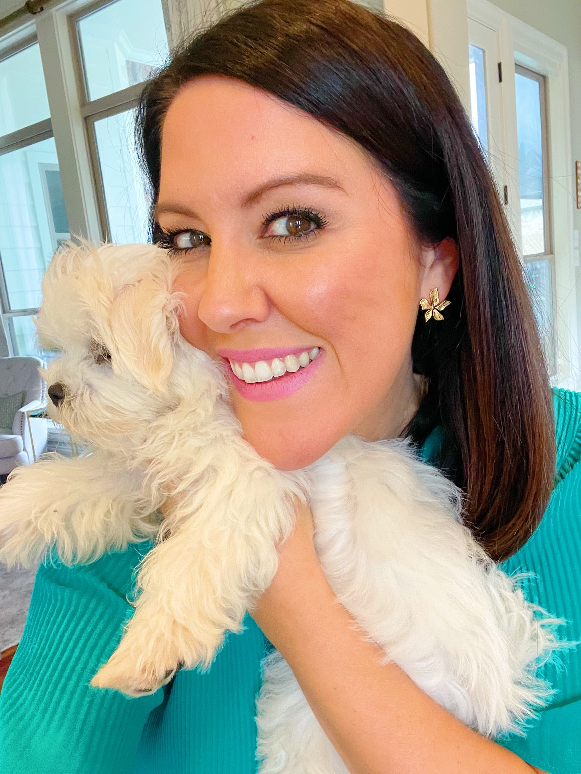 PREORDER Gold Flower Stud Earrings