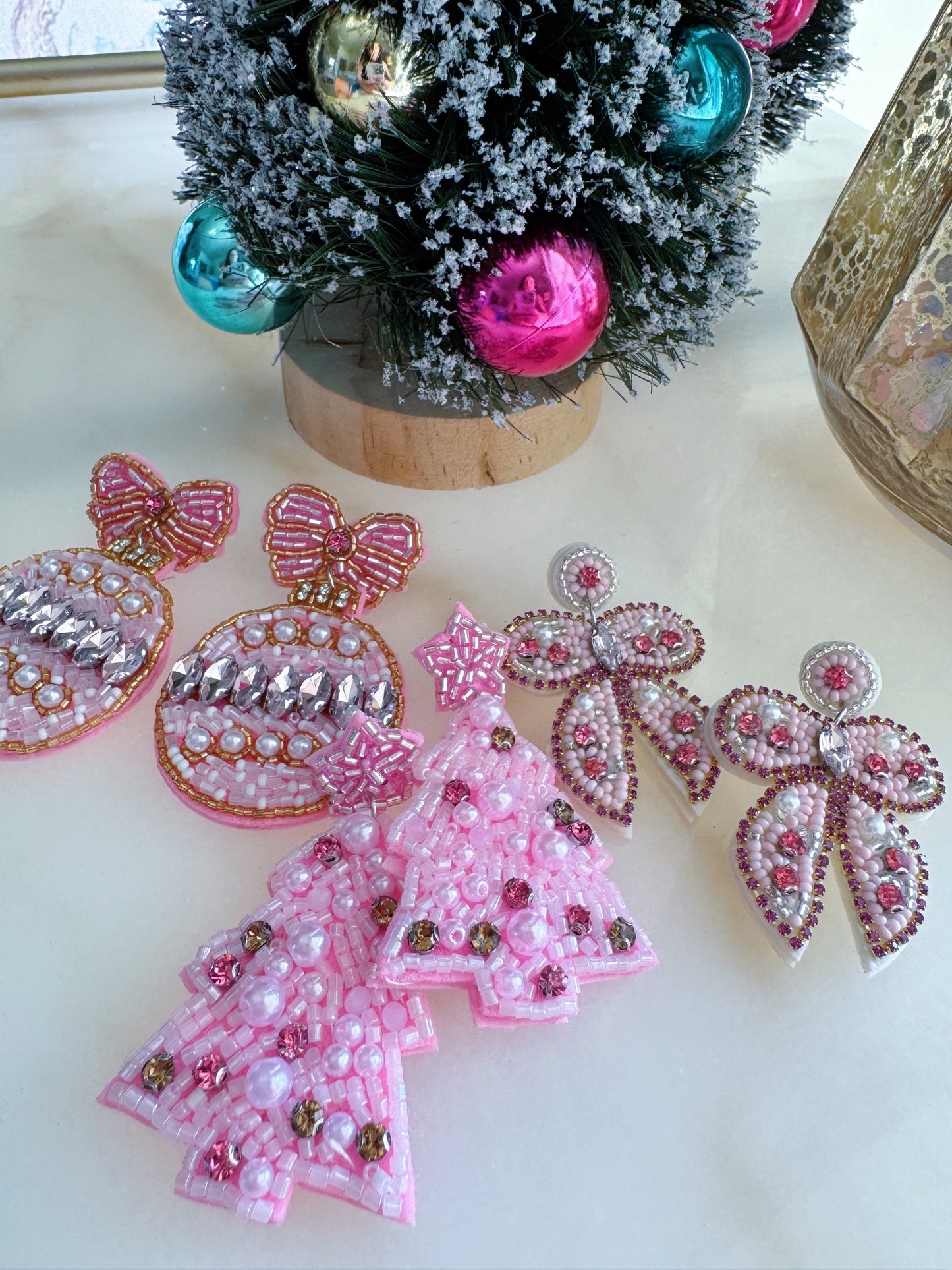 Christmas Earrings, Holiday Jewelry, Christmas Jewelry Gift