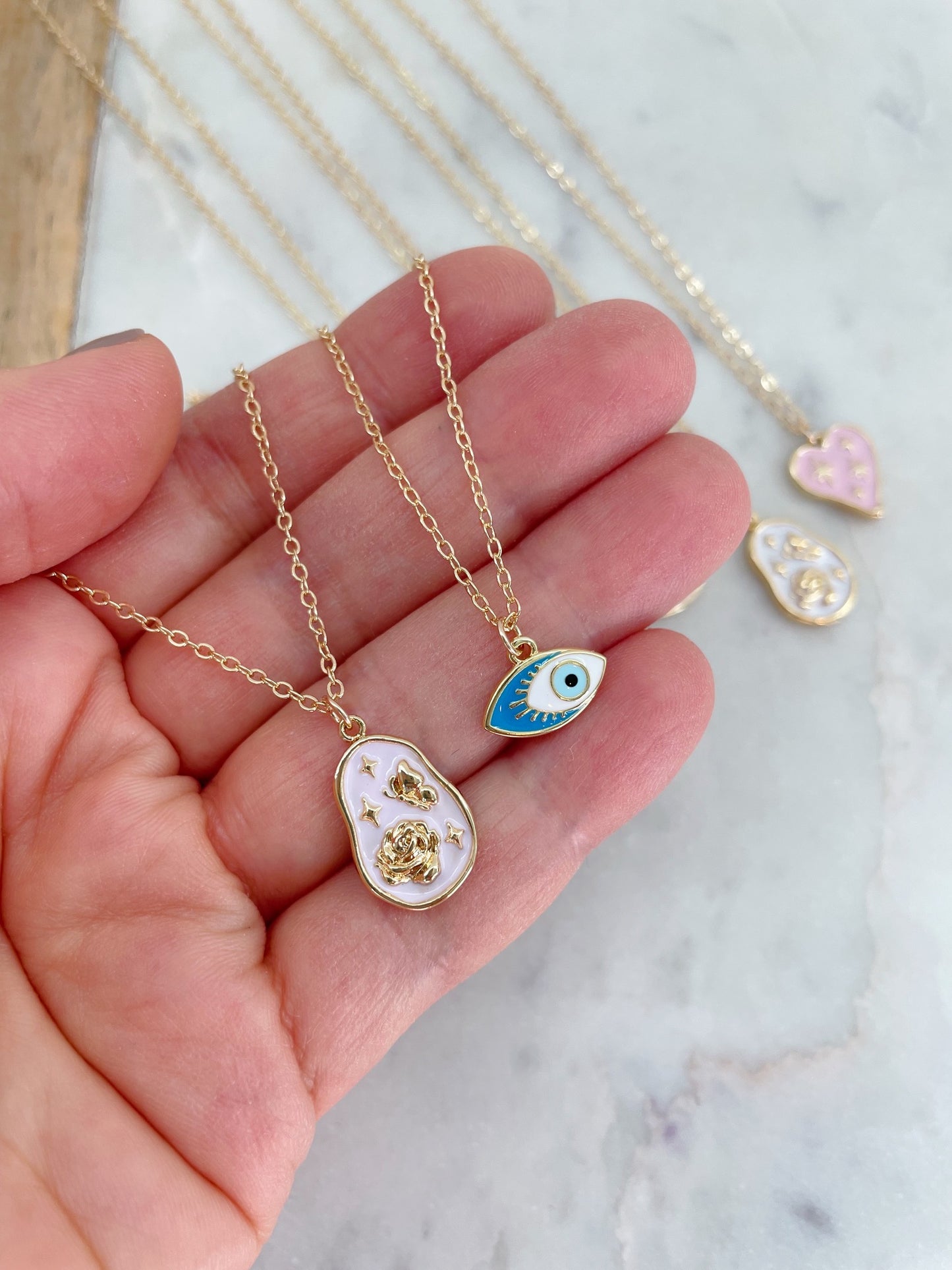 Gold Cactus Necklace
