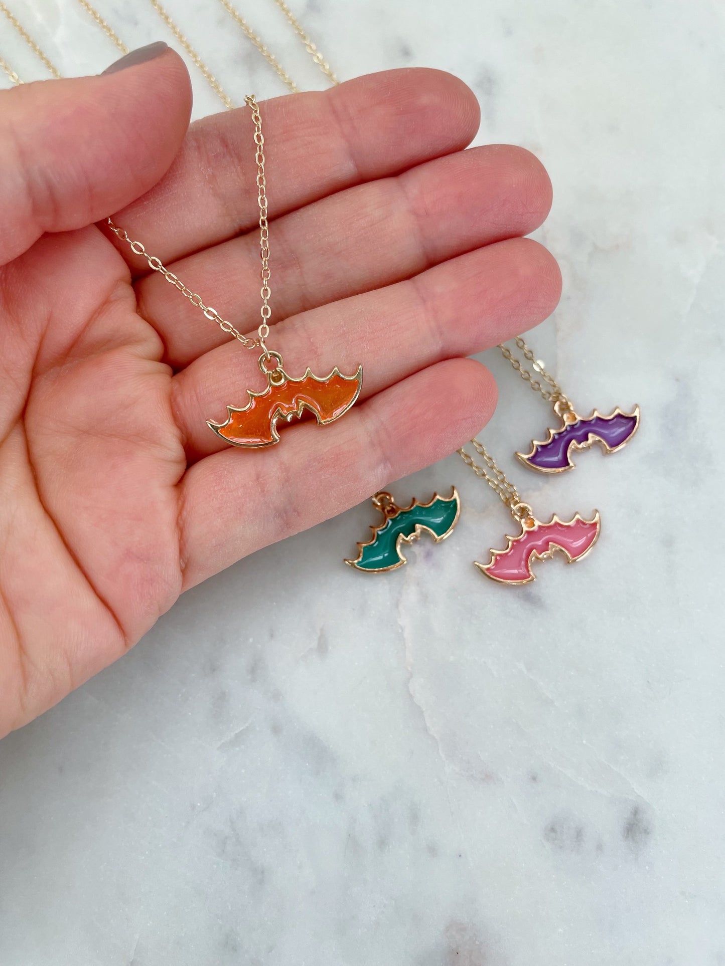 Bat Halloween Necklace