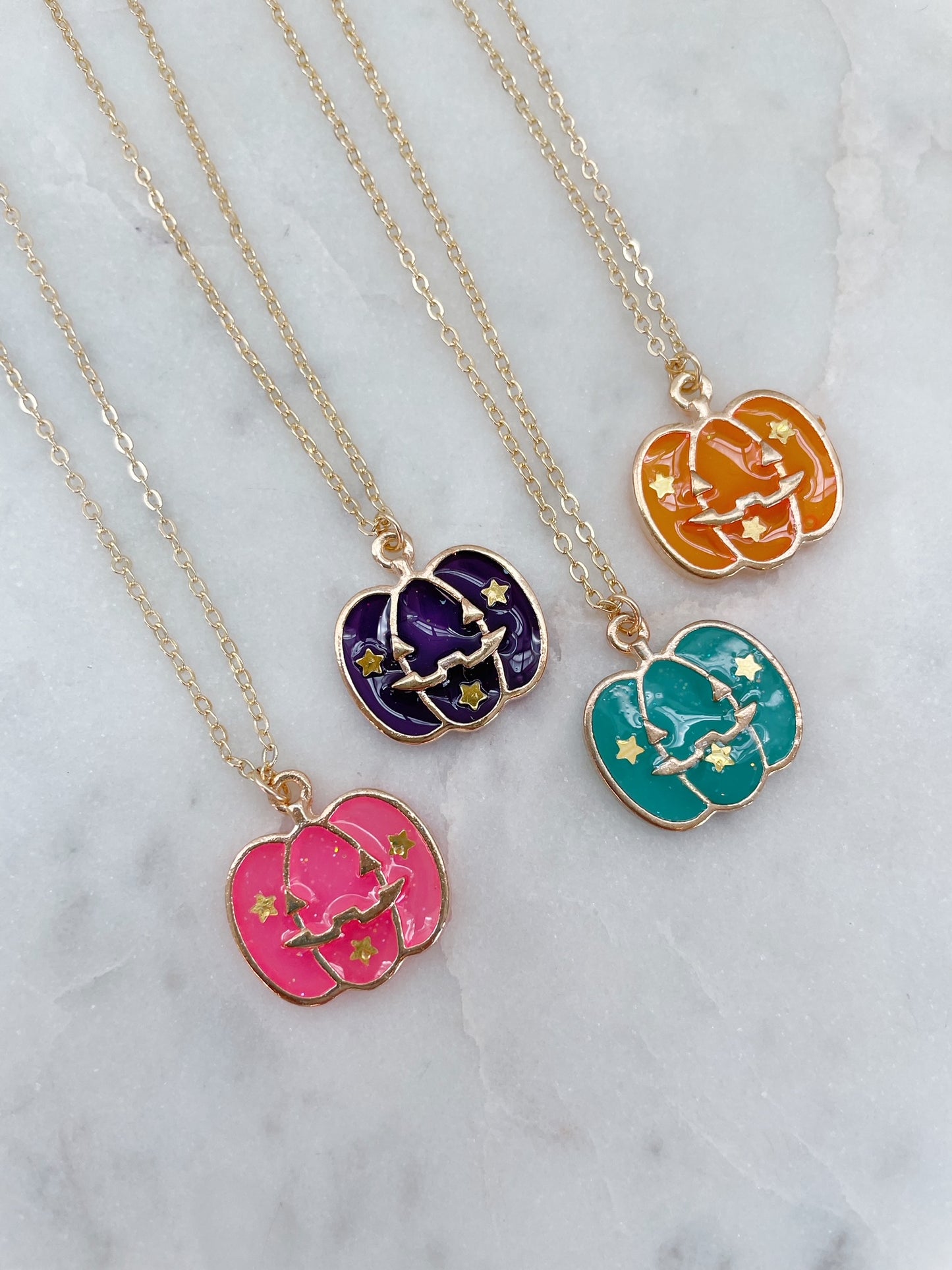 Pumpkin Halloween Necklace