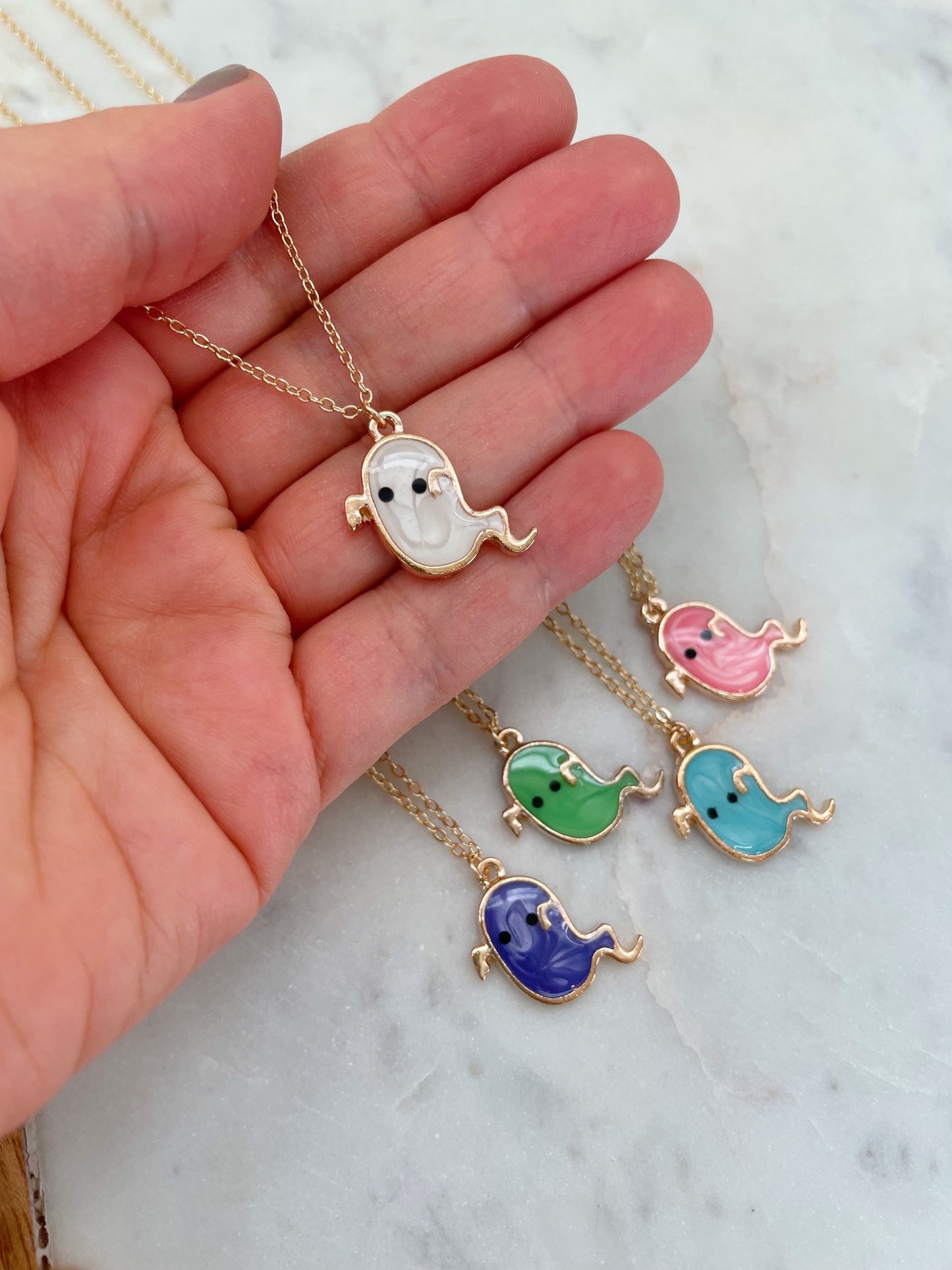 Halloween Ghost Necklace