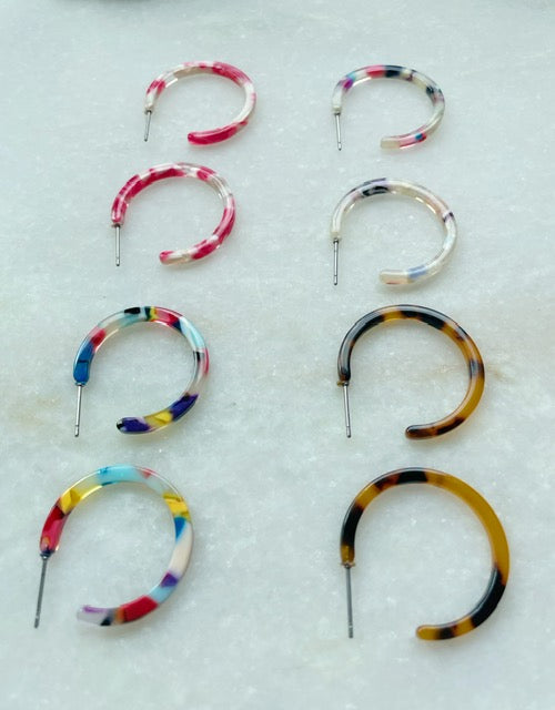 Colorful Hoop Earrings