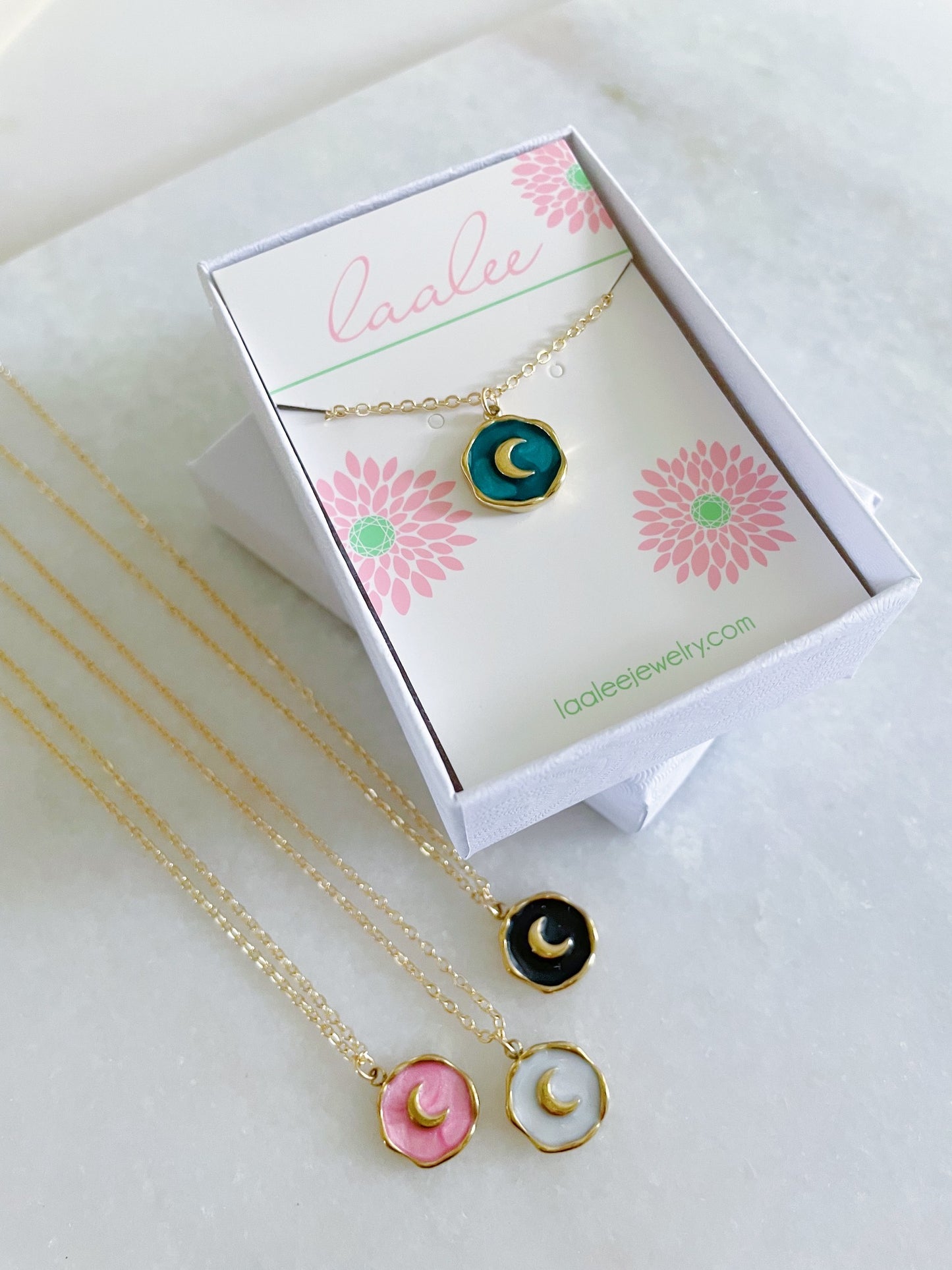 Gold Moon Necklace, Moon Jewelry, Crescent Moon Pendant