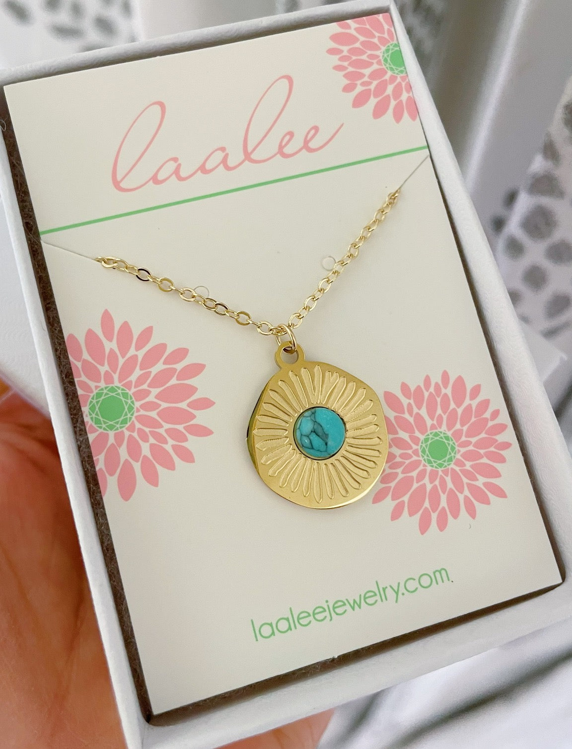 Turquoise Pendant Necklace