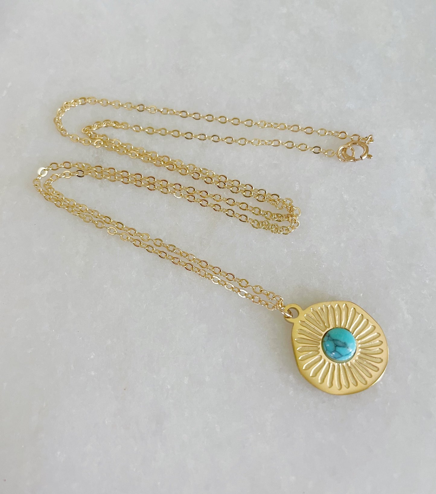 Turquoise Pendant Necklace