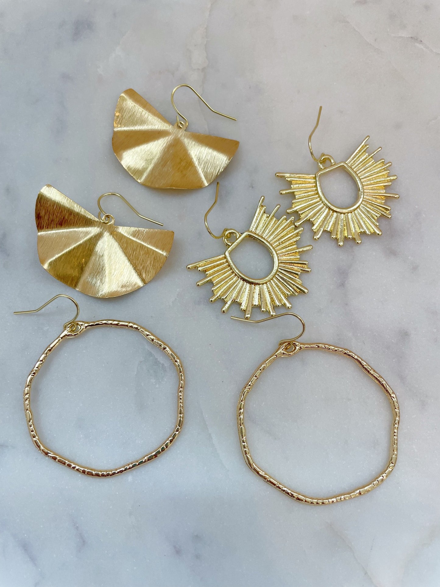 Gold Statement Earrings