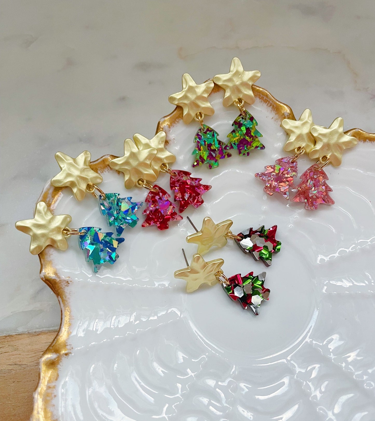 Christmas Tree Earrings