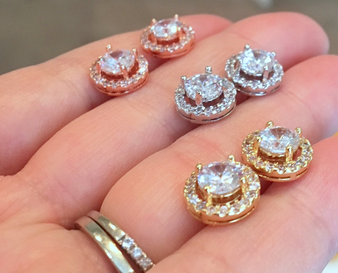 FLASH SALE - Crystal Stud Earrings