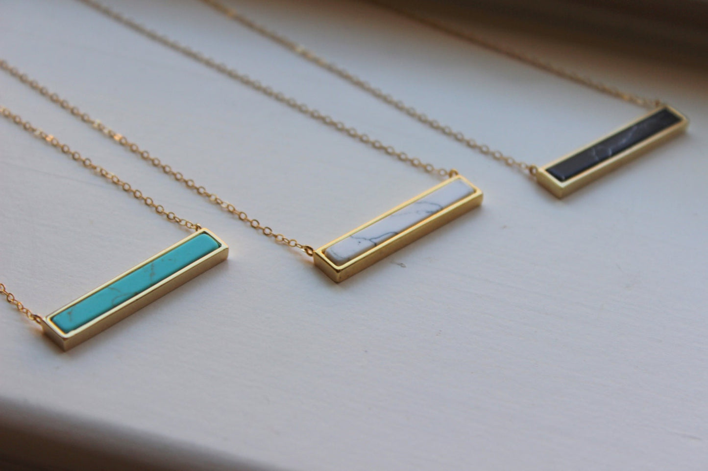 Gold Howlite Necklace