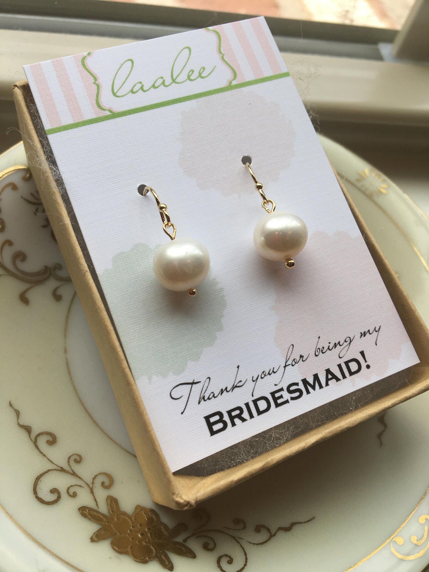 White Freshwater Pearl Earrings, Pearl Jewelry, Simple Jewelry, Bridesmaid Gift, Bridal Party Gift Gold Bridesmaid Jewelry, Wedding Jewelry