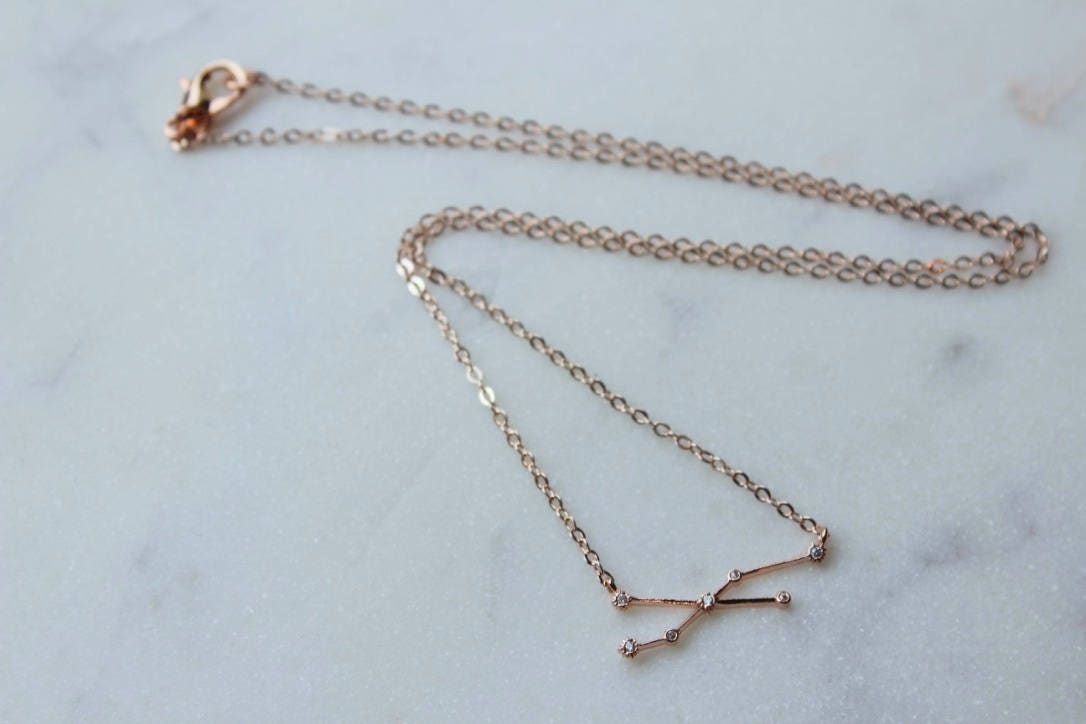 Zodiac, Inspirational Necklace, Zodiac Necklace Gold, Zodiac Necklace, Zodiac Necklaces, Gold Zodiac Necklace Constellation Trending Now