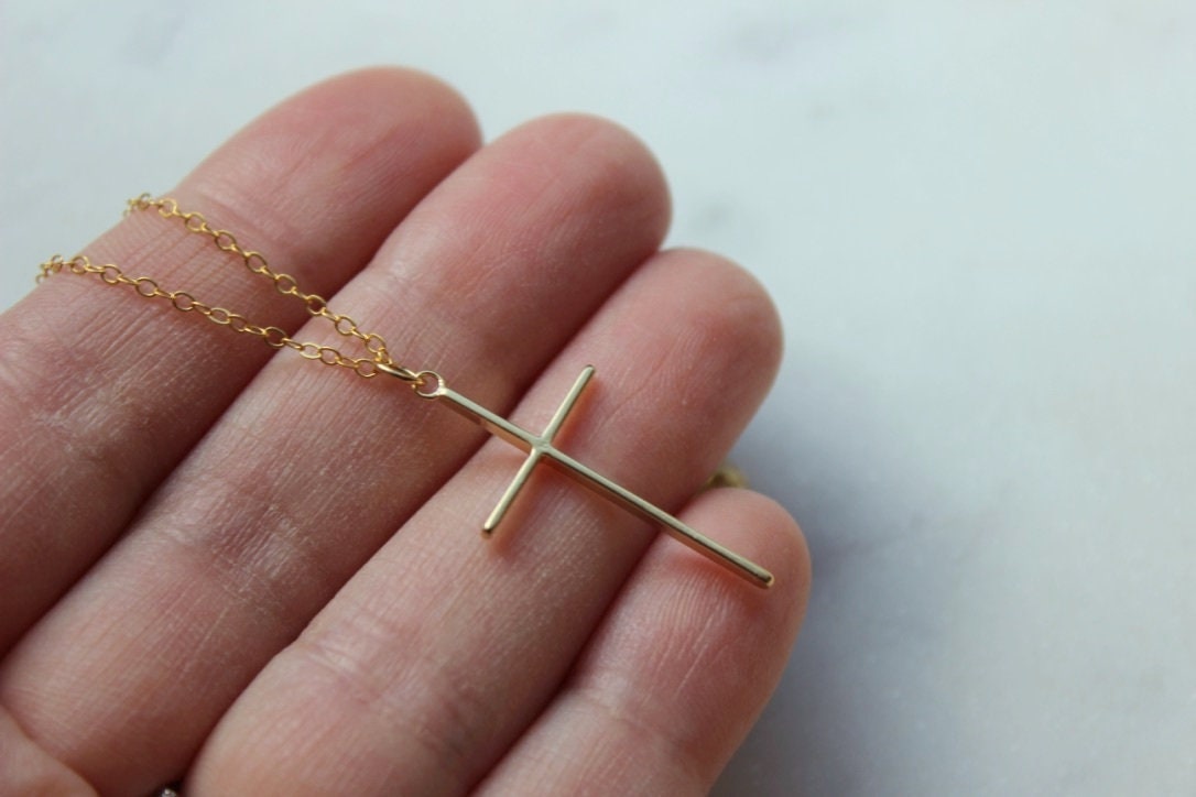 Gold Cross Necklace