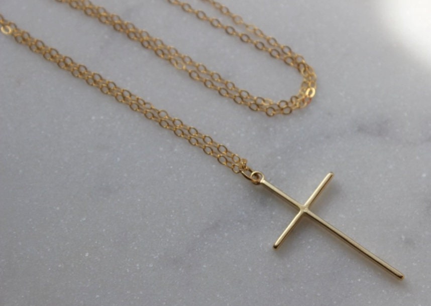 Gold Cross Necklace