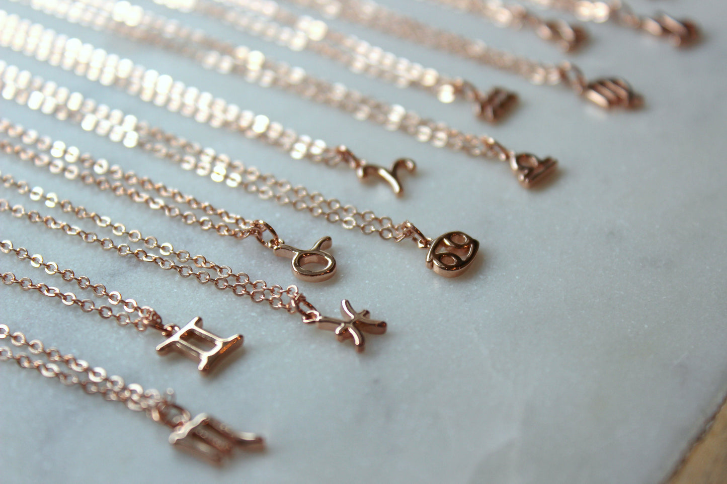 Rose Gold Zodiac Necklace, Zodiac Jewelry, Constellation Necklace, Zodiac Sign Necklace, Astrology Necklace, Zodiac Personalized Jewelry