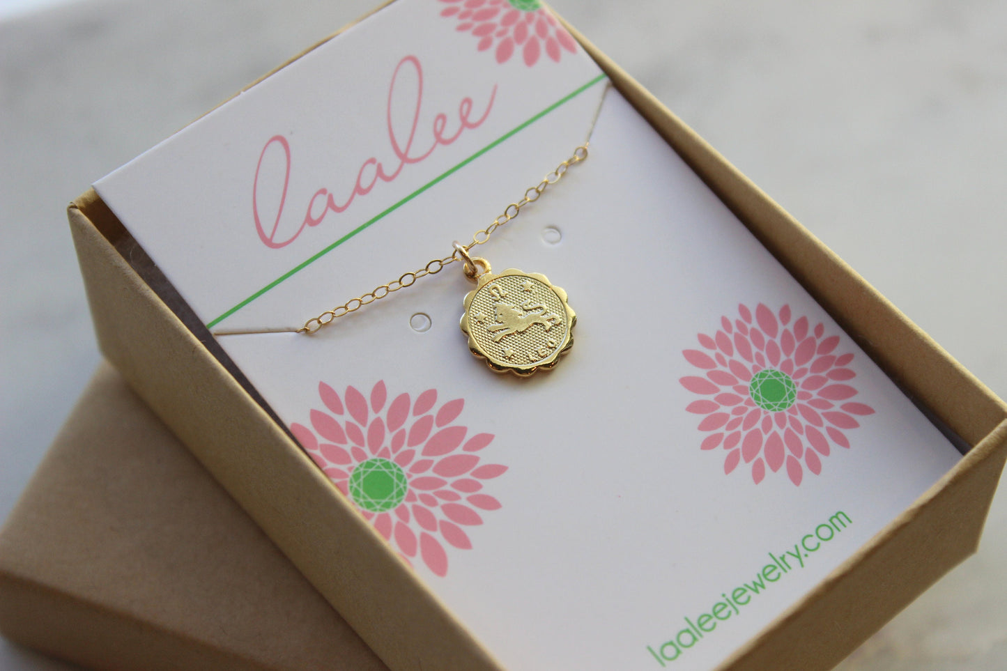Leo, Leo Necklace, Gold Leo Jewelry, Leo Coin Necklace, Leo Zodiac Necklace, Leo Celestial Jewelry, Leo Astrology Gift, August Birthday Gift