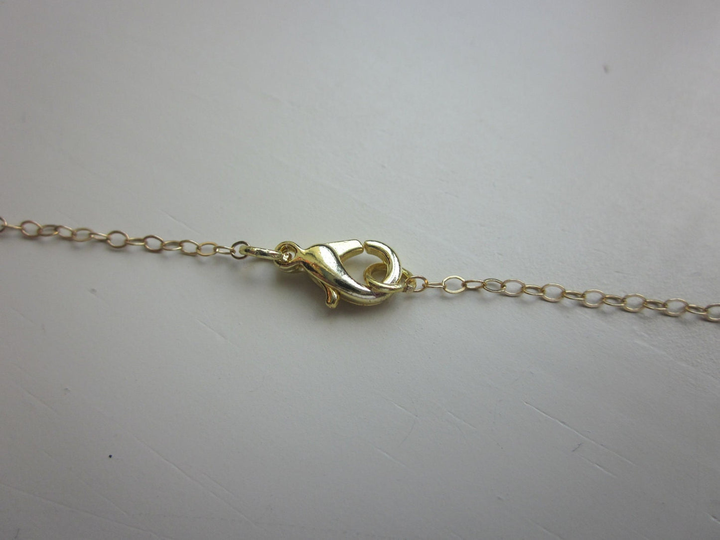 Sea Green Necklace Gold Teardrop - 14k Gold Filled Chain - Bridesmaid Necklace - Bridesmaid Jewelry - Bridal Wedding