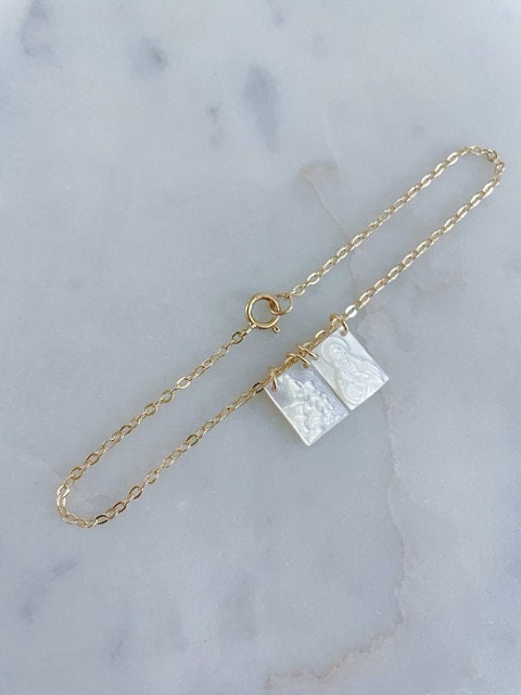 Gold Scapular Bracelet