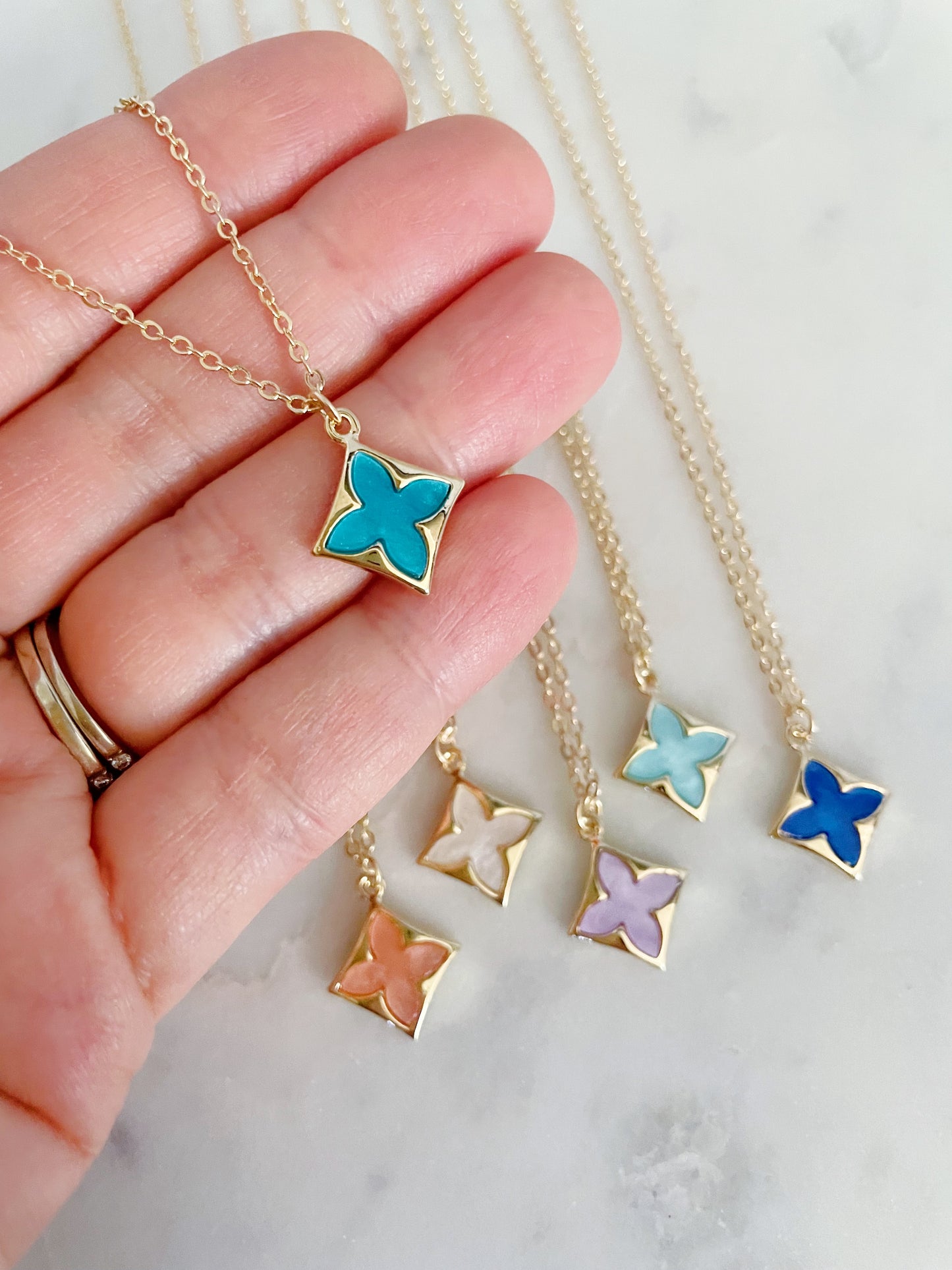 Gold Clover Necklace