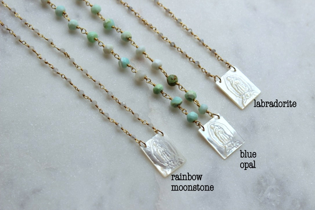 Blessed Mother Bracelet, Virgin Mary Bracelet, Rosary Chain