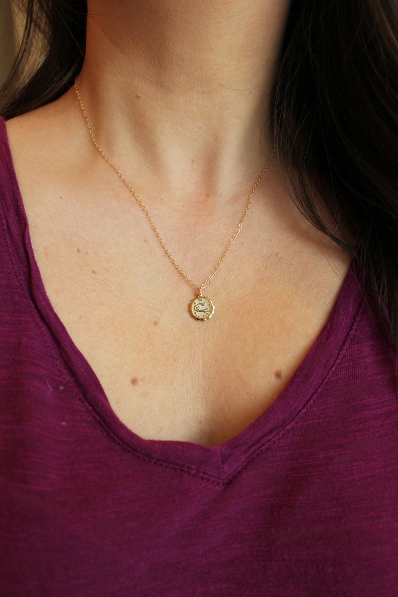 Gold Zodiac Necklace