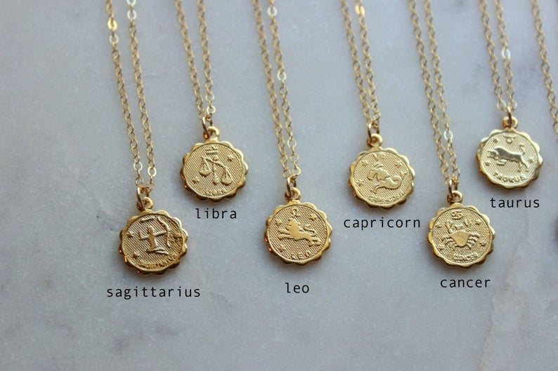 Gold Zodiac Necklace
