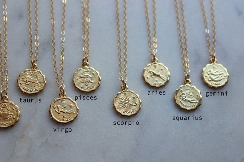 Gold Zodiac Necklace