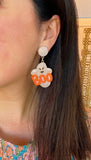 Halloween Earrings, Ghost Earrings, Boo Halloween Jewelry, Spooky Earrings