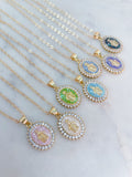 Religious Necklace, Religious Jewelry, Virgin Mary Necklace