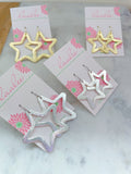 Star Earrings, Star Jewelry, 4th of July Jewelry, Patriotic Jewelry, Celestial Jewelry