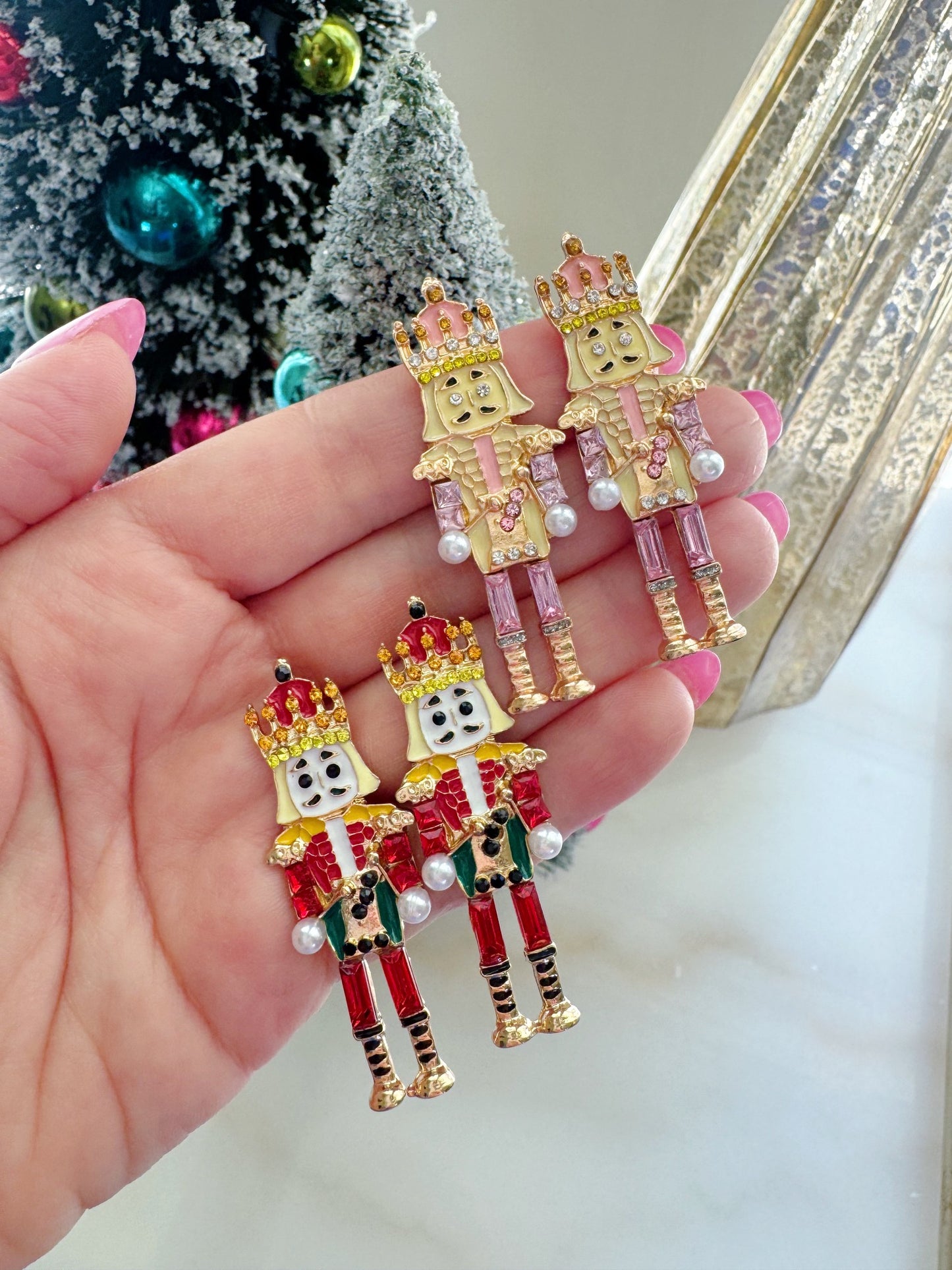 Nutcracker Earrings, Nutcracker Jewelry, Christmas Gift