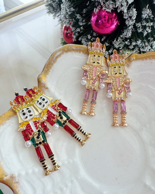 Nutcracker Earrings, Nutcracker Jewelry, Christmas Gift