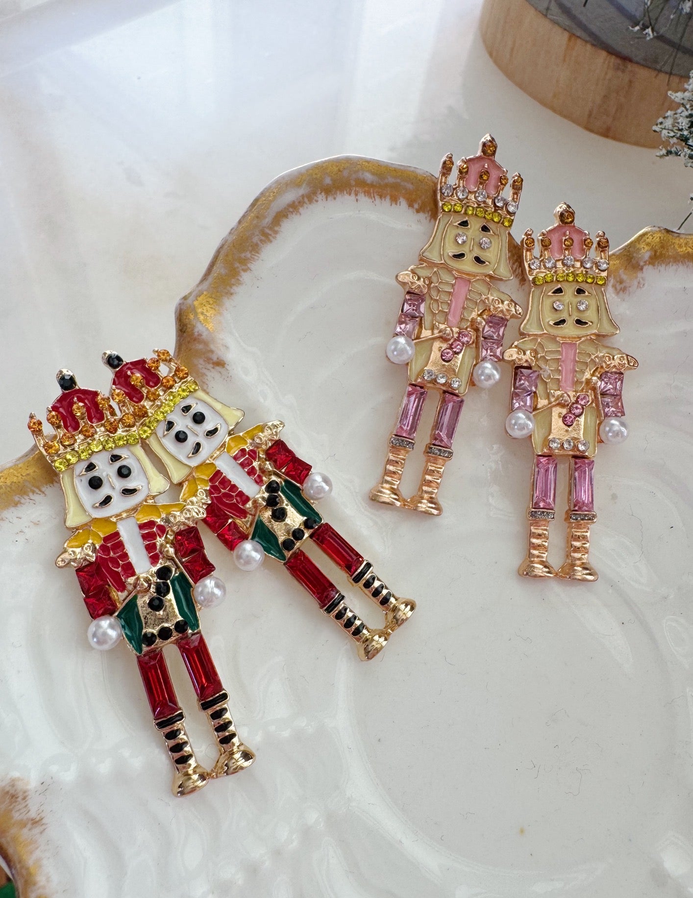 Nutcracker Earrings, Nutcracker Jewelry, Christmas Gift