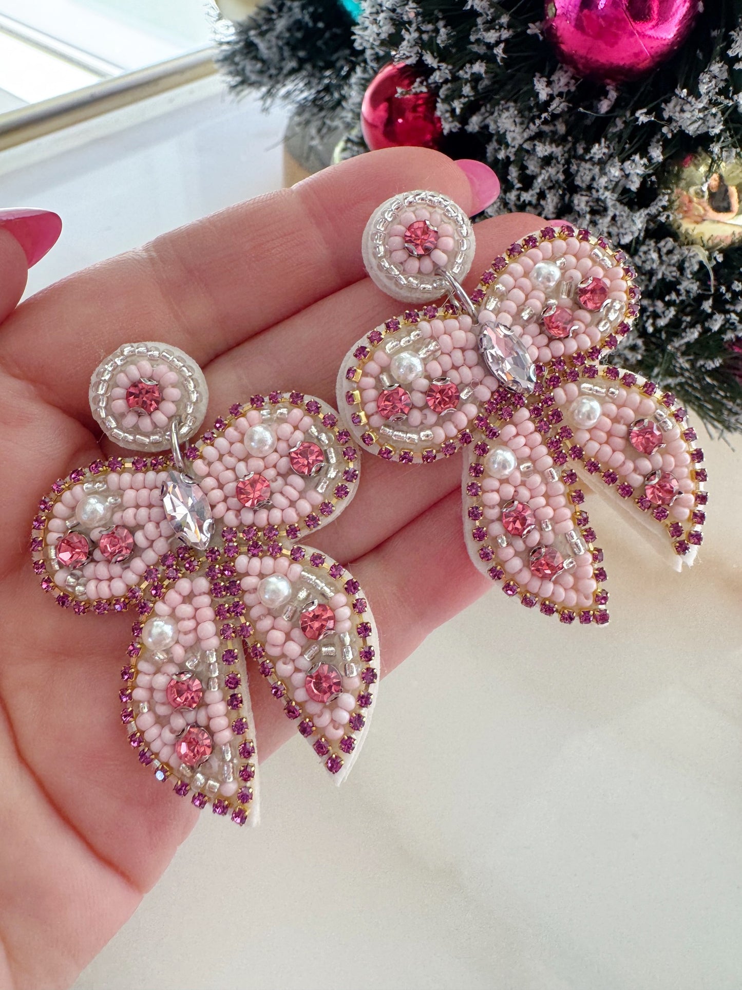 Christmas Earrings, Holiday Jewelry, Christmas Jewelry Gift