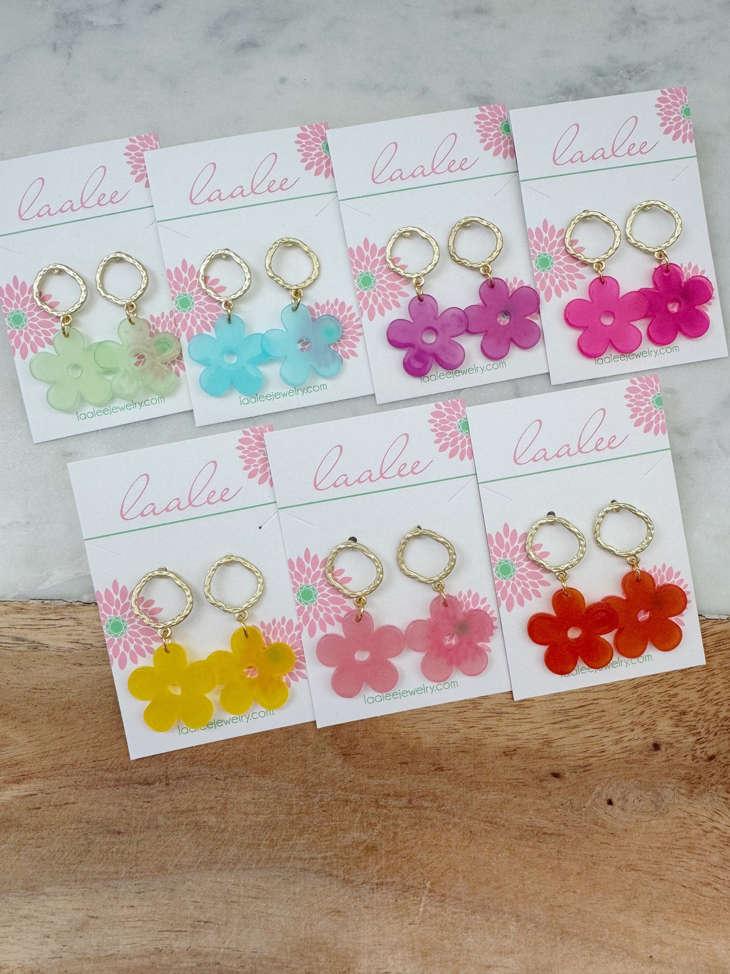 Flower Earrings, Statement Earrings, Summer Jewelry
