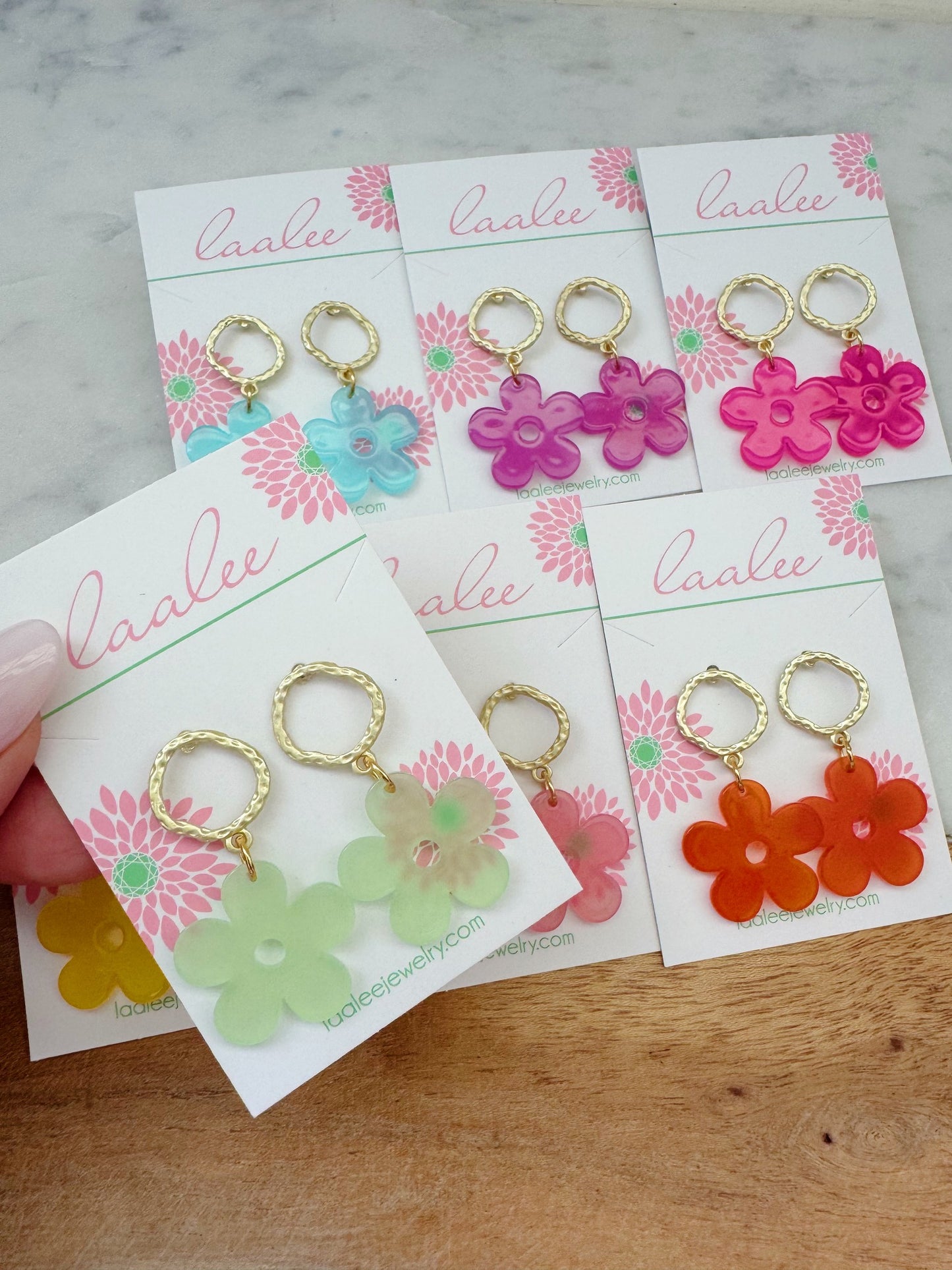 Flower Earrings, Statement Earrings, Summer Jewelry
