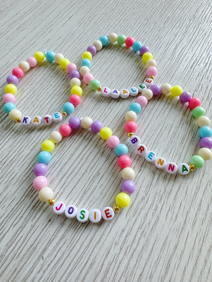 Child Party Favors, Girl Bracelet Making, Girl Birthday Party Favor, Jewelry Making Kit, Friendship Bracelets, Birthday Party Activity