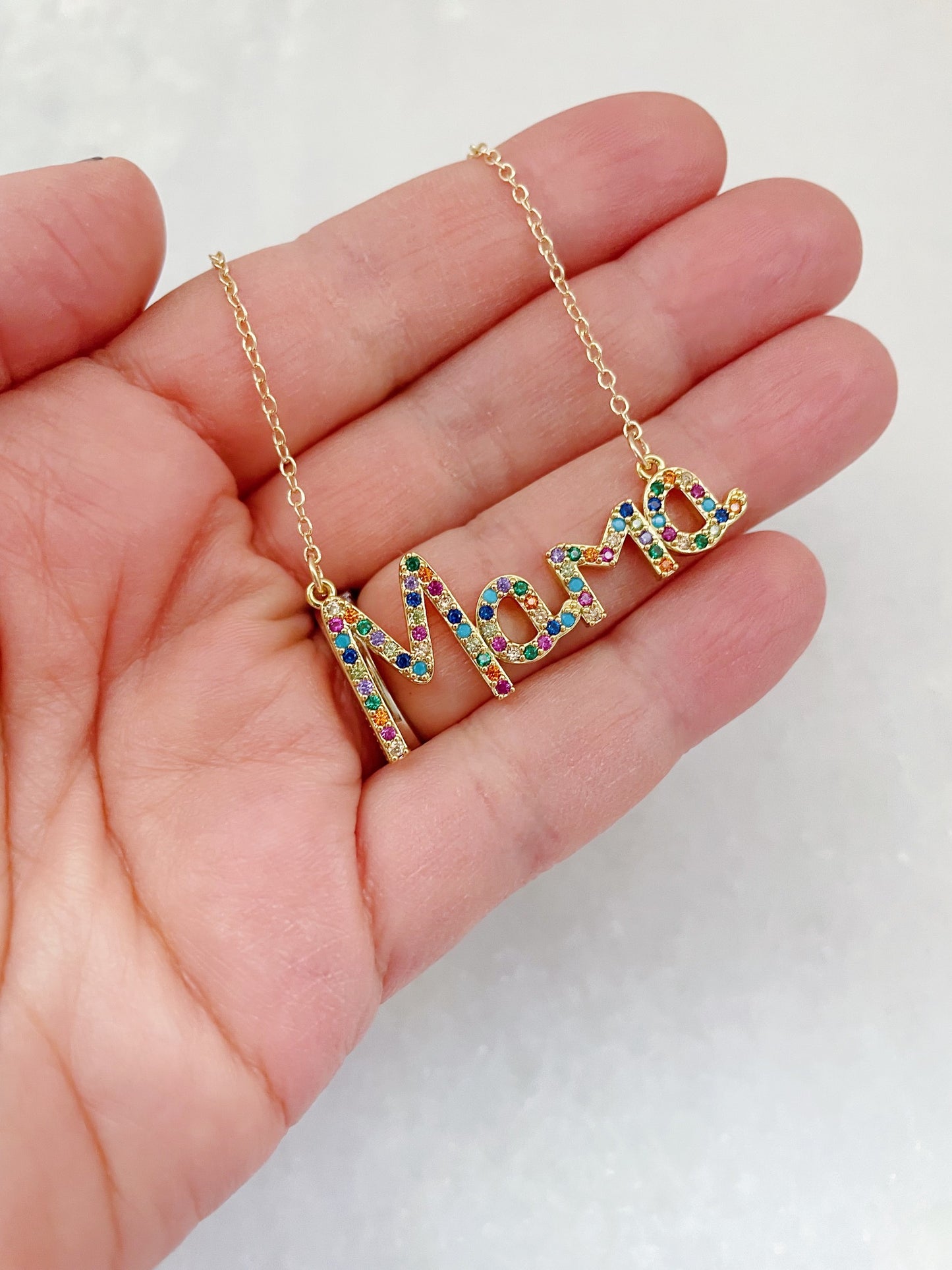 Colorful MAMA Necklace