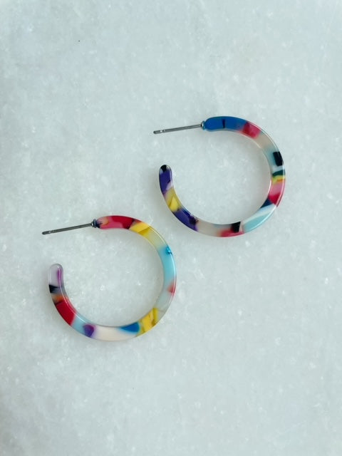 Colorful Hoop Earrings