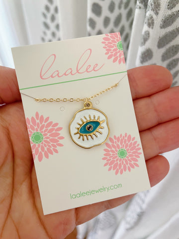Evil Eye Necklace, Evil Eye Jewelry, Evil Eye Gift, Layering Necklace