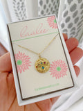 Colorful Evil Eye Pendant Necklace, Evil Eye Jewelry, 14k Gold Filled Chain