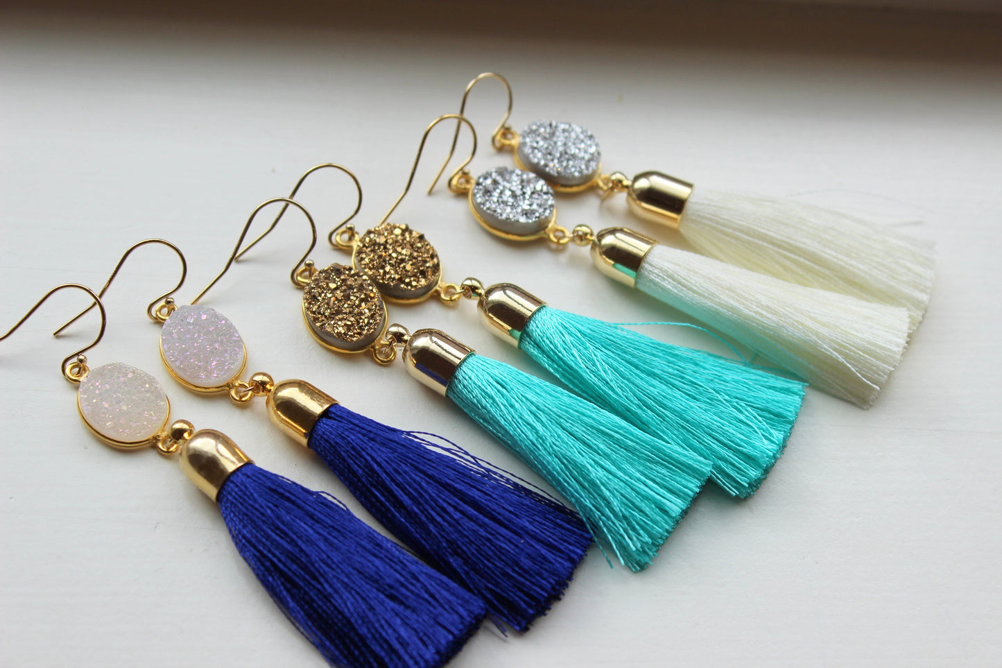 Druzy Jewelry Drusy Earrings