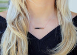 Rose Gold Bar Necklace, Rose Gold Jewelry, Mama Necklace, Mom Gift, Mama Jewelry, Mommy Necklace Grandma Gift Gift for Mom, Mothers Day Gift