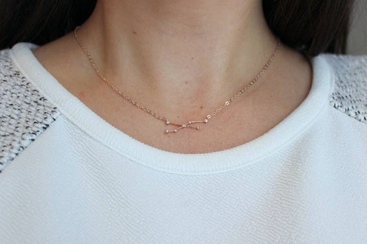 Zodiac, Inspirational Necklace, Zodiac Necklace Gold, Zodiac Necklace, Zodiac Necklaces, Gold Zodiac Necklace Constellation Trending Now