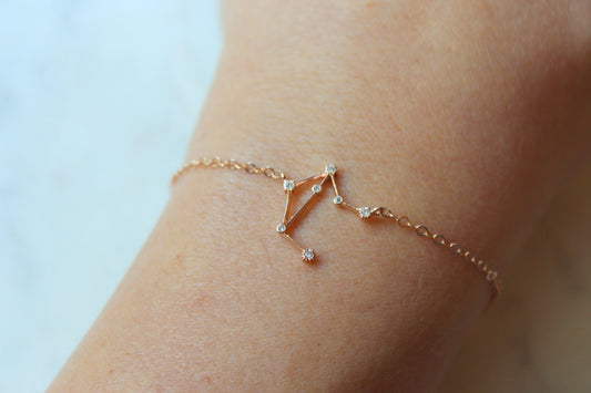 Libra Bracelet, Libra Jewelry, Zodiac Sign Jewelry, Zodiac Sign Bracelet, Zodiac Bracelet, Constellation Bracelet, Astrology Bracelet, Gift