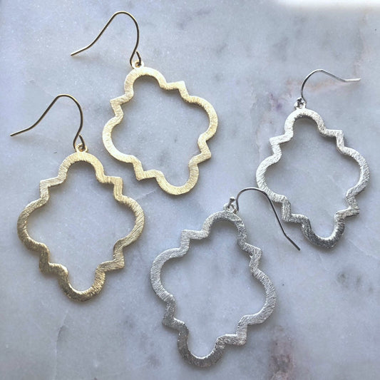 Gold Geometric Earrings, Silver Geometric Earrings, Gold Geometric Jewelry, Statement Earrings, Statement Jewelry