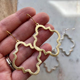 Gold Geometric Earrings, Silver Geometric Earrings, Gold Geometric Jewelry, Statement Earrings, Statement Jewelry
