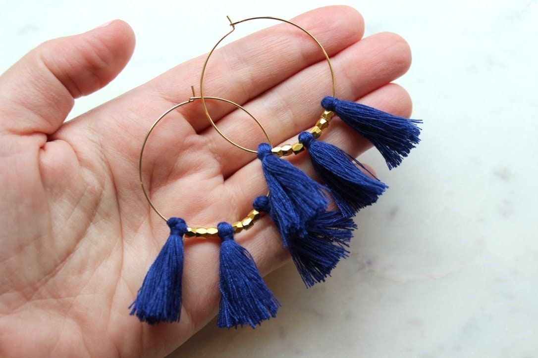 Gold Traditional Tassel Earrings Online Shopping for Women at Low Prices