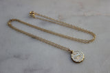 Taurus, Taurus Necklace, Gold Taurus Jewelry, Taurus Coin Necklace, Taurus Zodiac Necklace, Taurus Celestial Jewelry, Taurus Gift