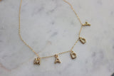 Personalized Name Necklace, Custom Name Necklace, Letter Necklace, Initial Necklace, Personalized Jewelry, Bridesmaid Gift Mother's Day Gift